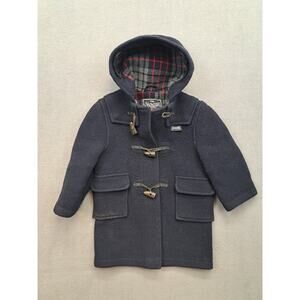 Gloverall Duffle Coat Made In England Age 4-5 Yr Navy Blue Childs Kids